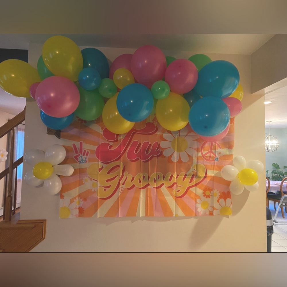 Two Groovy Party Decor